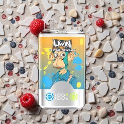 UWIN Crystal Twins 40000 Puffs Divu Garšu Sistēma Melleņu Aveņu Ķiršu Ledus