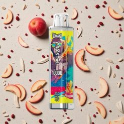 Uwin Crystal 10000 Puffs Vienreizējās lietošanas vape Persiku Ogu