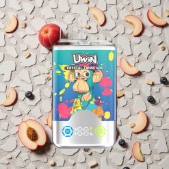 Uwin Crystal Twins 40000 Puffs Divreizēja Garša Sistēma 32ml Dzērveņu Ledus Vasaras Persiku Ledus