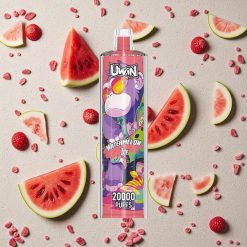Uwin Shisha Crystal 20000 Puffs Arbūzs Ledus ar 22ml ietilpību un Type-C uzlādi