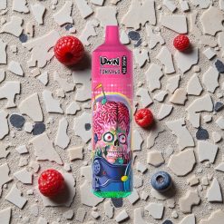 Uwin Tornado 35K Mūzika Vienreizējās lietošanas vape Zilene Aveņu ar 35 000 ieelpas un 600mAh bateriju