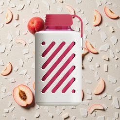 VOZOL GEAR 10000 Izmetamā Veipa Persiku Ledus ar 10000 Ielokām un 20 ml Šķidruma Ietilpību