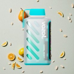 VOZOL Gear Power 20000 Puffs Vienreizējās lietošanas vape Atdzist Piparmētra ar S.i.L.C. Tech un 20mL Iepildījuma