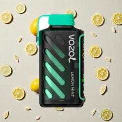 VOZOL Gear Power 20000 Puffs Vienreizējās lietošanas vape Citrons Mētra ar 20mL iepriekš piepildīta e-šķidruma un Dual Mesh Coil