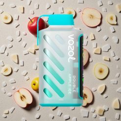 VOZOL Gear Power 20000 Puffs Vienreizējās lietošanas vape Dubultā Ābola Ledus ar S.i.L.C. Tech un 20mL