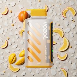 VOZOL Gear Power 20000 Puffs Vienreizējās lietošanas vape Manga Ledus ar 20mL iepriekš uzpildīta šķidruma un Dual Mesh Coil