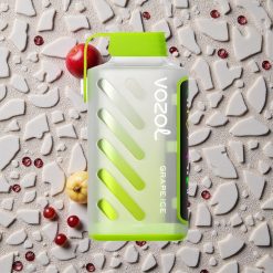 VOZOL Gear Power 20000 Puffs Vienreizējās lietošanas vape Vīnogu Ledus ar 20mL iepriekš piepildīta e-smēķešanas šķidruma un Dual Mesh Coil