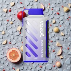 VOZOL Gear Power 20000 Puffs Vienreizējās lietošanas vape Zilā Aveņu Ledus ar 20mL Priekšpildīta E-Liquid un Dual Mesh Coil