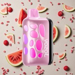 VOZOL RAVE 40000 Izmetamā Veipa Arbūza Ledus ar 270 grādu Spīdīgo Dizainu un 20/50mg/ml Nikotīna