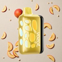 VOZOL RAVE 40000 Izmetamā Veipa Mangos Persiku Garša ar 270 Grādu Spīdīgo Dizainu un 20/50mg/ml Nikotīna