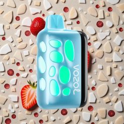 VOZOL RAVE 40000 Izmetamā e-cigarete Ķiršu Zemeņu Gaismas sinhronizācijas režīms un 20 minūšu uzlāde