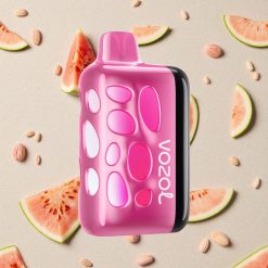 VOZOL RAVE 40000 Vienreizējās lietošanas vape Zemenu Persiku Gaisma ar 270 grādiem Vibrējošo Dizainu un 20 Minūtēs 80% Uzlādes