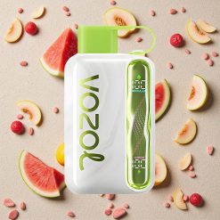 VOZOL STAR 40000 Puffs Dispozējamais Veips Arbūzs Skābs Persiks ar 1000mAh Akumulatoru un Type-C Uzlādi