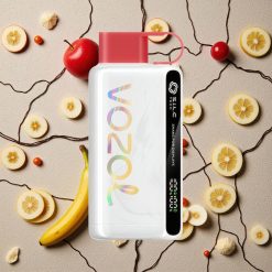 VOZOL STAR 9000/12000 Izmetamā Vape Pūces Šķirņu Banāns Ķirsis ar 30% ātrāku uzlādi un 650mAh bateriju