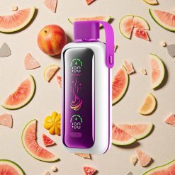 VOZOL Star 20000 Puffs Vienreizējās lietošanas vape Persiku Manga Arbūzs ar 2,2" HD spoguļekrānu un Dubultā sieta režīmu