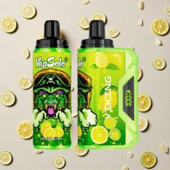 VapSolo VIKING 12000 Puffs Vienreizējās lietošanas vape Citrons Laimes 22ml & LED Displejs