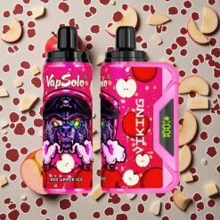 VapSolo VIKING 12000 Puffs Vienreizējās lietošanas vape Sarkāņu Ābols Ledus ar 22ml e-smēķi un Type-C uzlādi
