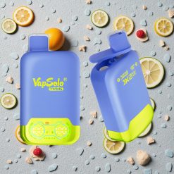 Vapsolo Twins 20000 Puffs Vienreizējās lietošanas vape Zilā Aveņu Limonāde & Citronu Laiška ar 40 ml EŠķidruma un Type-C Uzlāde